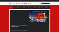 Desktop Screenshot of galvestonrrmuseum.com